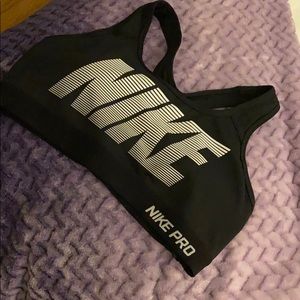 Black Nike Pro Padded Sports Bra